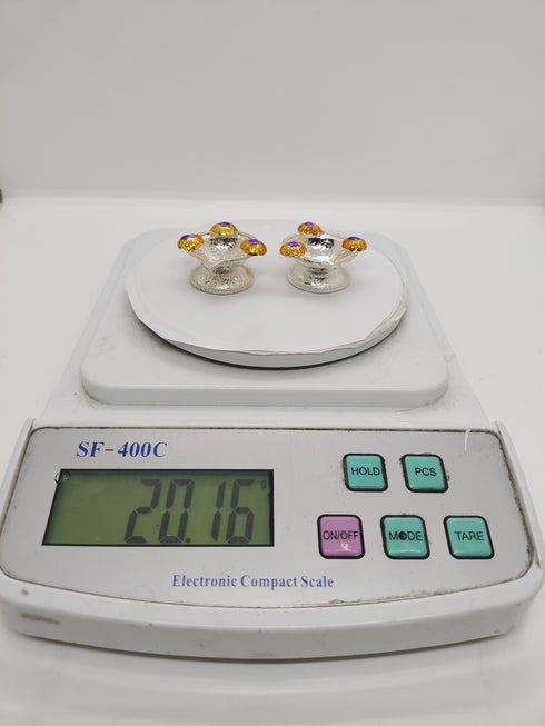 Pure Silver Fancy Diya 20.17g